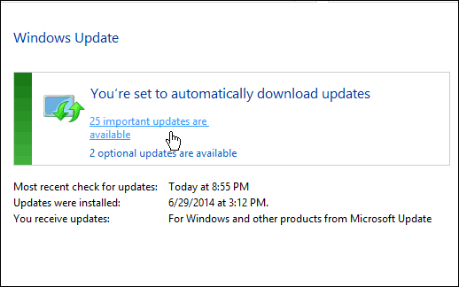 Fix Windows Update Hangs eller tregere på Windows 7