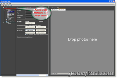 Hvordan tagge og redigere foto- og bildemetadata ved hjelp av Microsoft Pro fotoverktøy
