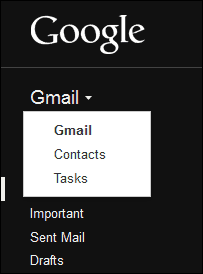 outlook.com til Gmail-kontakter åpne