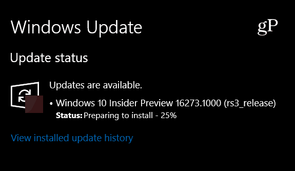 Windows 10 Insider Preview Build 16273 for PC tilgjengelig nå