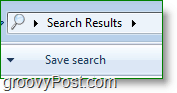 Windows 7-skjermbilde -Windows Search