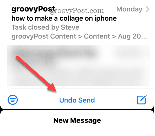 Fjern sending av e-post på iPhone eller iPad