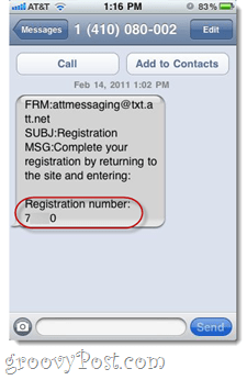 SMS-spam fra AT&T