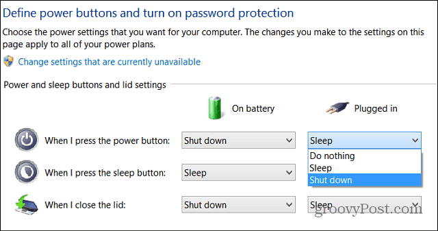 Lukk Windows 8 enklere med strømknappen