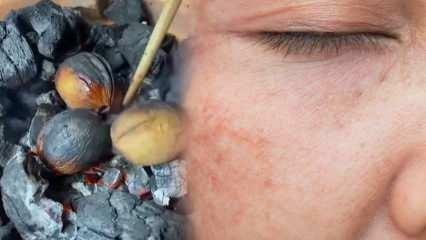 Valnøtt-olivenoljeblanding som fjerner urenheter og brennemerker i ansiktet!