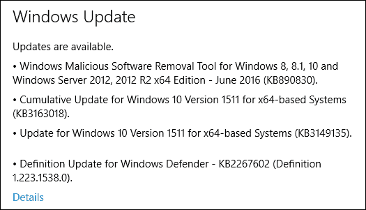 Ny Windows 10 PC-oppdatering KB3163018 Build 10586.420 tilgjengelig (mobil for)