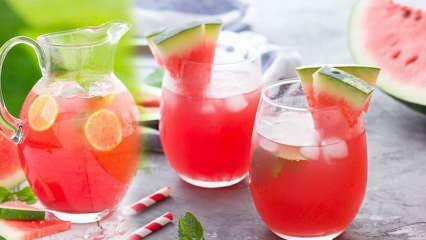 Hvordan lage den enkleste vannmelon lemonade? Trikset for å lage deilig vannmelonlimonade