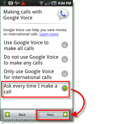 Google Voice på Android Mobile Config Brukerinnstillinger