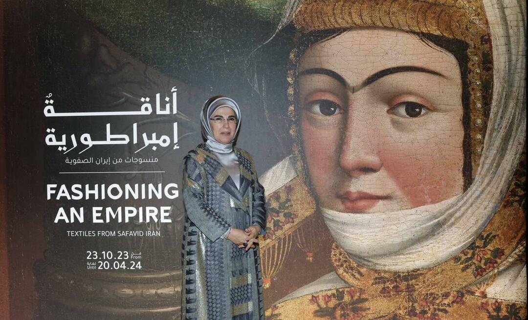 Besøk fra First Lady Erdoğan til Qatar Museum of Islamic Arts! 