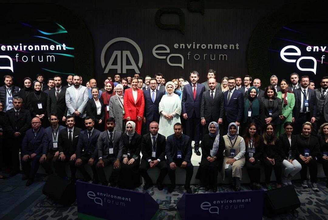 Emine Erdoğan deltok på International Environment Forum