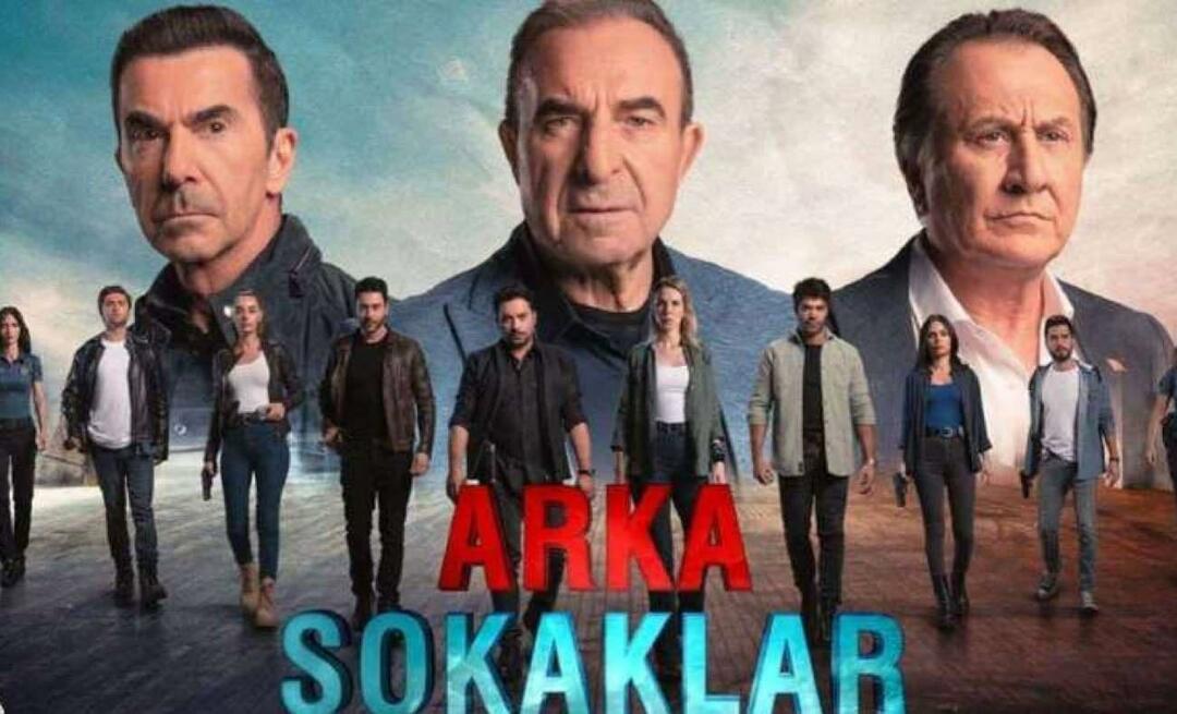 Overraskende overgang til TV-serien Arka Sokaklar!