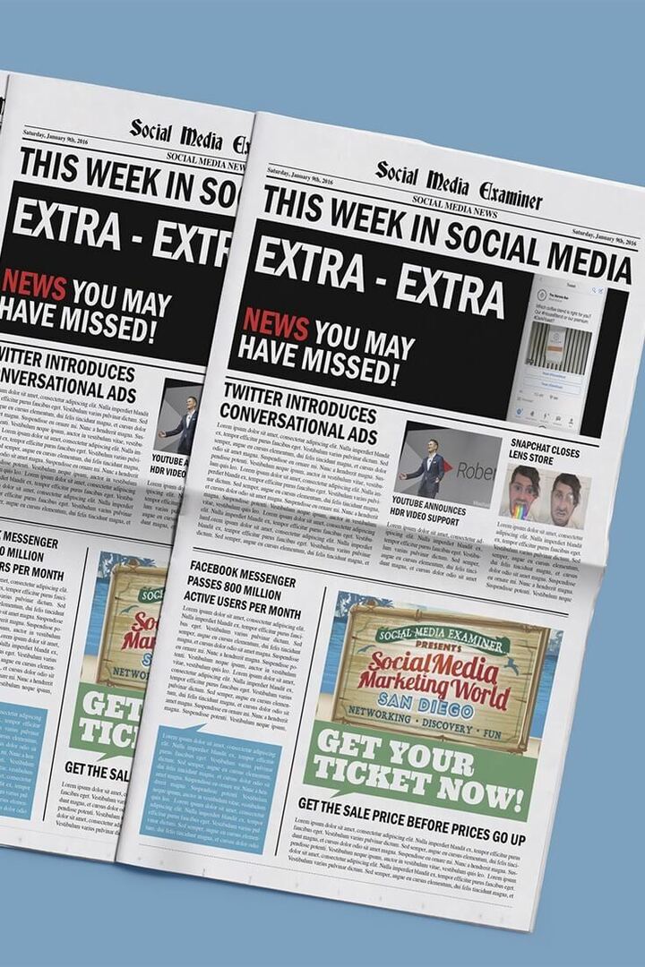 Twitter lanserer samtaleannonser: Denne uken i sosiale medier: Social Media Examiner