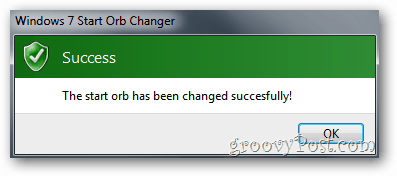 Start Orb Changer - suksess!