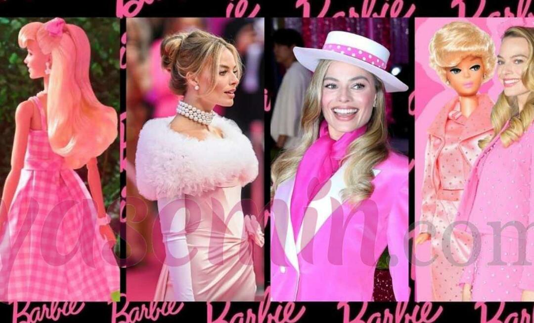 Antrekkene i Margot Robbies Barbie-inspirerte drømmegarderobe er blendende!