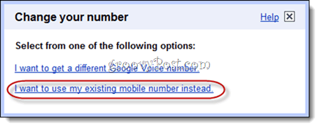 Google Voice Port-telefonnummer
