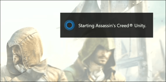 Cortana lanserer spillet Xbox