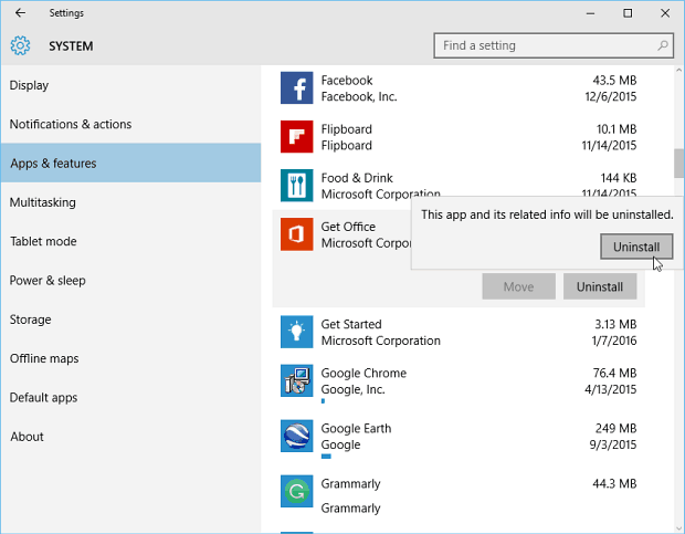 Avinstaller Candy Crush og andre Windows 10 forhåndsinstallerte apper