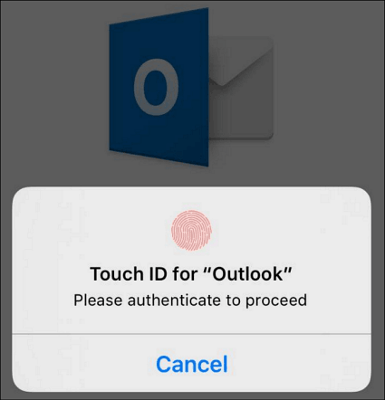 Microsoft Outlook for iPhone støtter nå Touch ID-sikkerhet