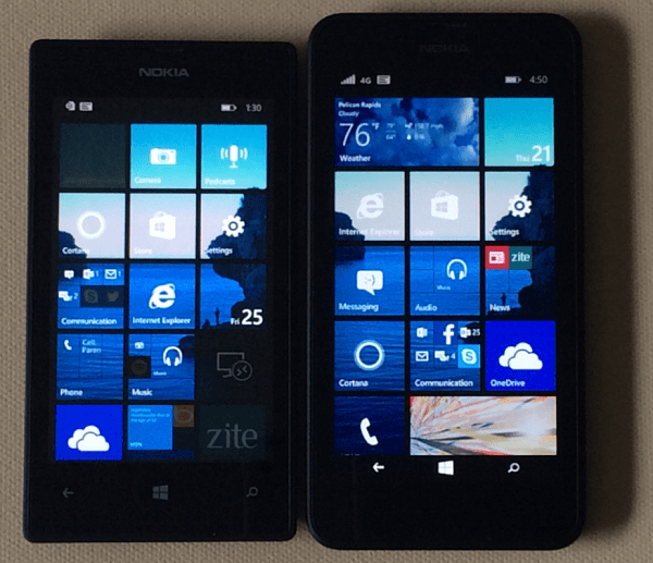 Nokia Lumia 520 og 635