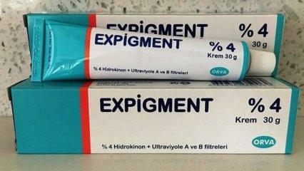 Hva gjør Expigment cream? Hvordan bruke Expigment krem? Expigment krem ​​pris