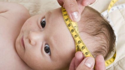 Hvordan måle hodeomkrets hos spedbarn? Hvordan korrigere hodespiret hos spedbarn?