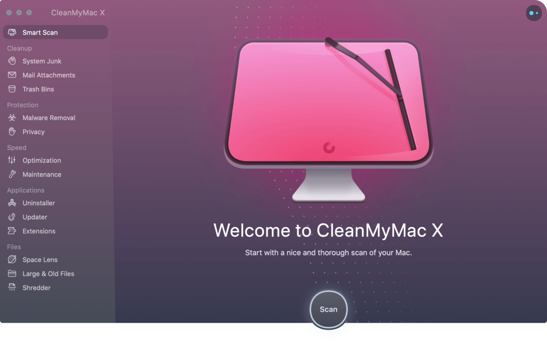 CleanMyMac X foran