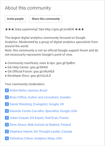 google + fellesskapsregler