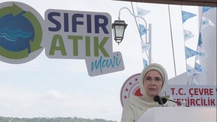 Første samtale fra First Lady Erdoğan for å støtte 'Zero Waste Blue' -prosjektet