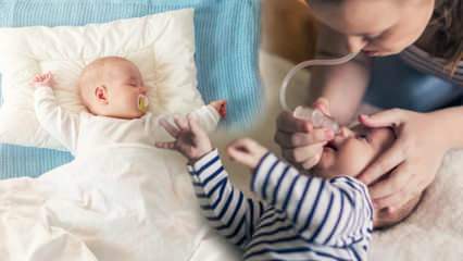 Hvordan rense babyenes nese uten å gjøre vondt? Nesetetthet og rengjøringsmetode hos spedbarn