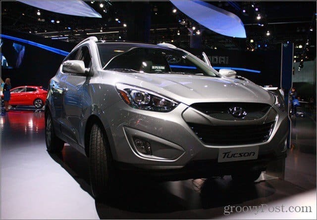 Drevet av Hydrogen 2015 Hyundai Tucson Fuel Cell debuterer