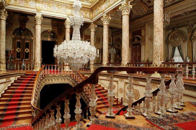 Scener fra Dolmabahce-palasset