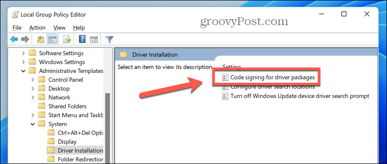 Windows 11 kodesignering for driverpakker