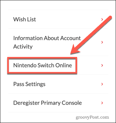 Nintendo Switch Nettstedinnstillinger