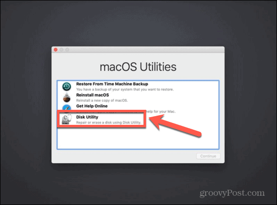 Macos utilities diskverktøy