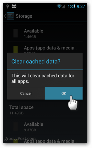 Slik tømmer du alle lagrede appdata på Android 4.2+