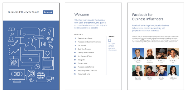 Facebooks nye Business Influencer Guide hjelper bedriftsledere i gang, bygger en strategi og får kontakt med publikum på Facebook.