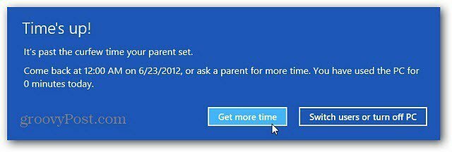 Konfigurer foreldrekontroll for Windows 8