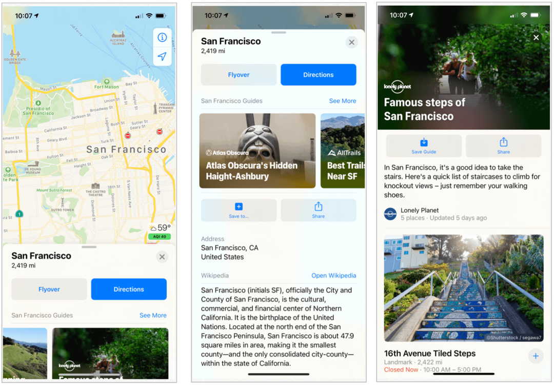 Hvordan Apple endret Maps i iOS 14, macOS Big Sur