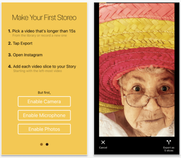 Konverter videoene dine til sømløse Instagram-historier med Storeo.