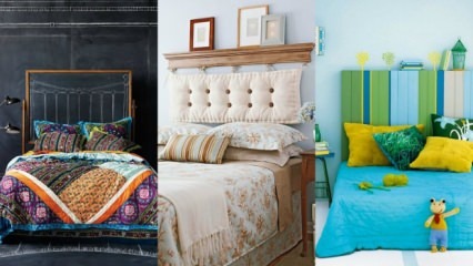 Idéer til kreativ dekorasjon for sengen