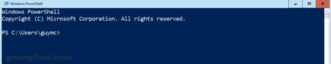 PowerShell at Prompt