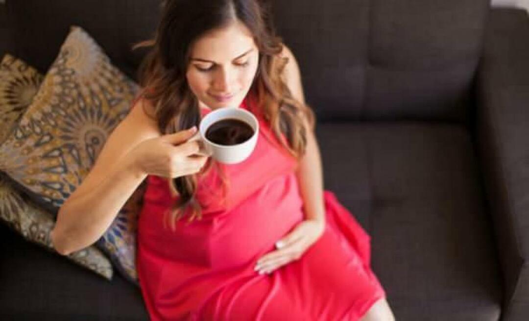 Kan du drikke kaffe mens du er gravid? Er det trygt å drikke kaffe under graviditet? Kaffeforbruk under graviditet