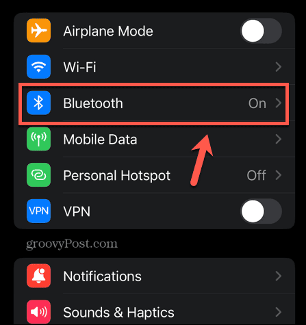 iphone bluetooth-innstillinger