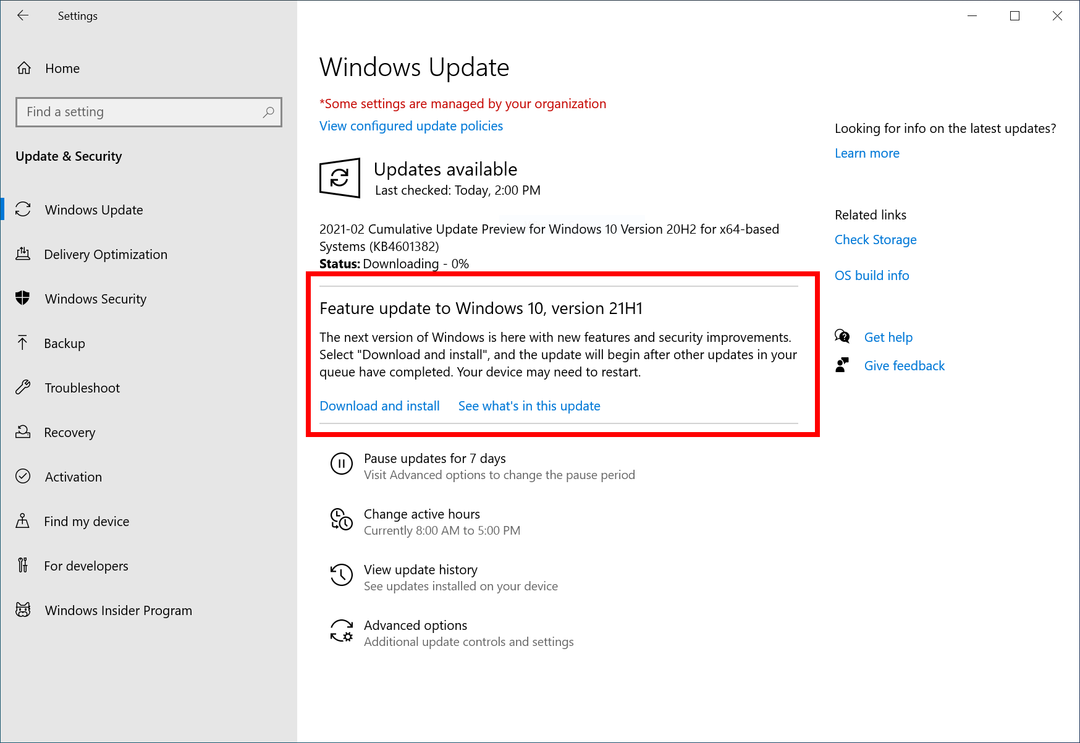 Microsoft kunngjør formelt Windows 10 21H1