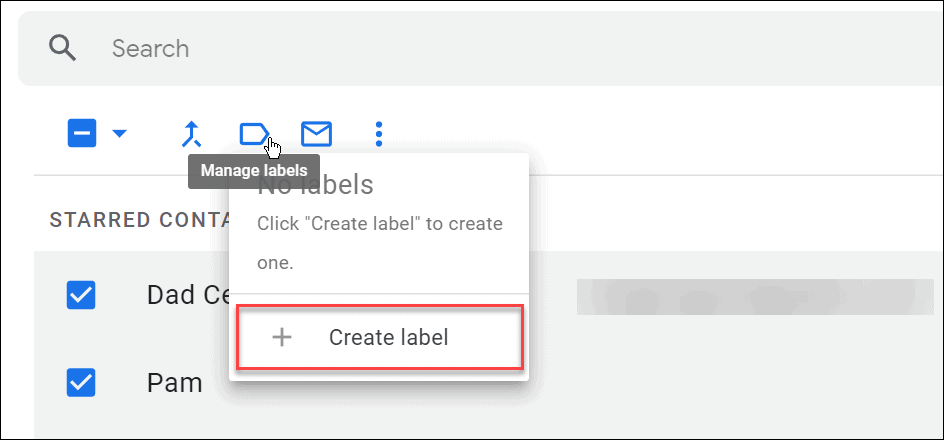  label opprette en gruppe-e-postliste i gmail