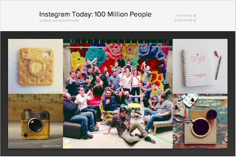 instagram 100 millioner