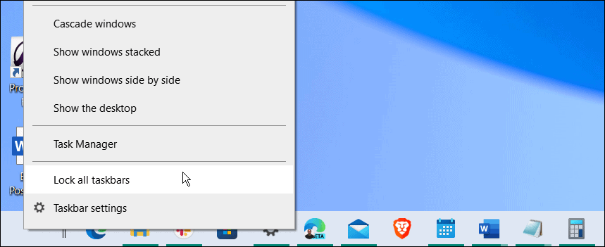 fikse Windows-oppgavelinjen som vises i fullskjerm