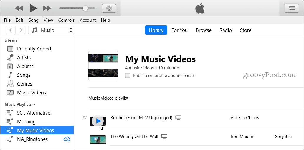 Hvordan lage videospillelister på Apple Music