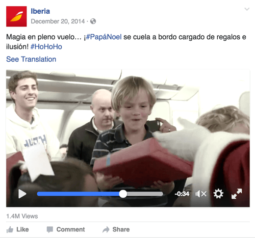 Denne videokampanjen fra Iberia Airlines kobles sammen gjennom høytidens følelser.