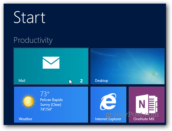 Windows 8 Mail-app